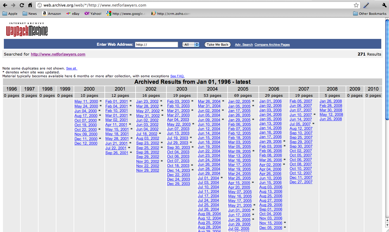 Internet Archive Search Results